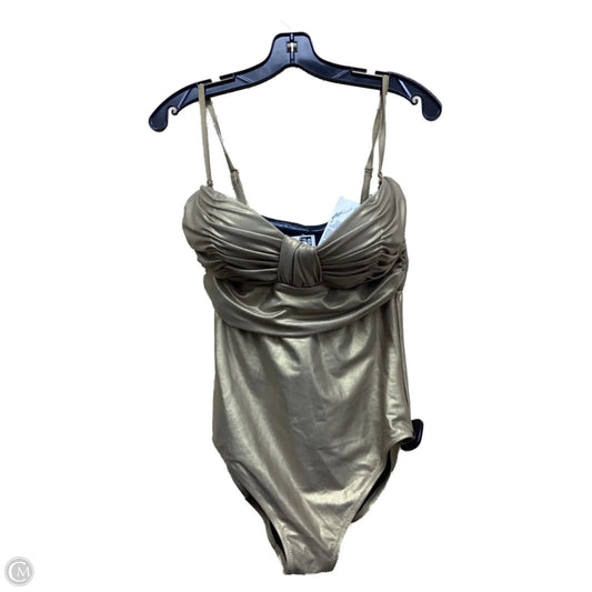 Swimsuit By Clothes Mentor In Gold, Size: L