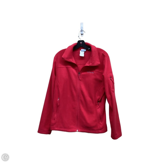 Jacket Fleece By Columbia In Pink, Size: L