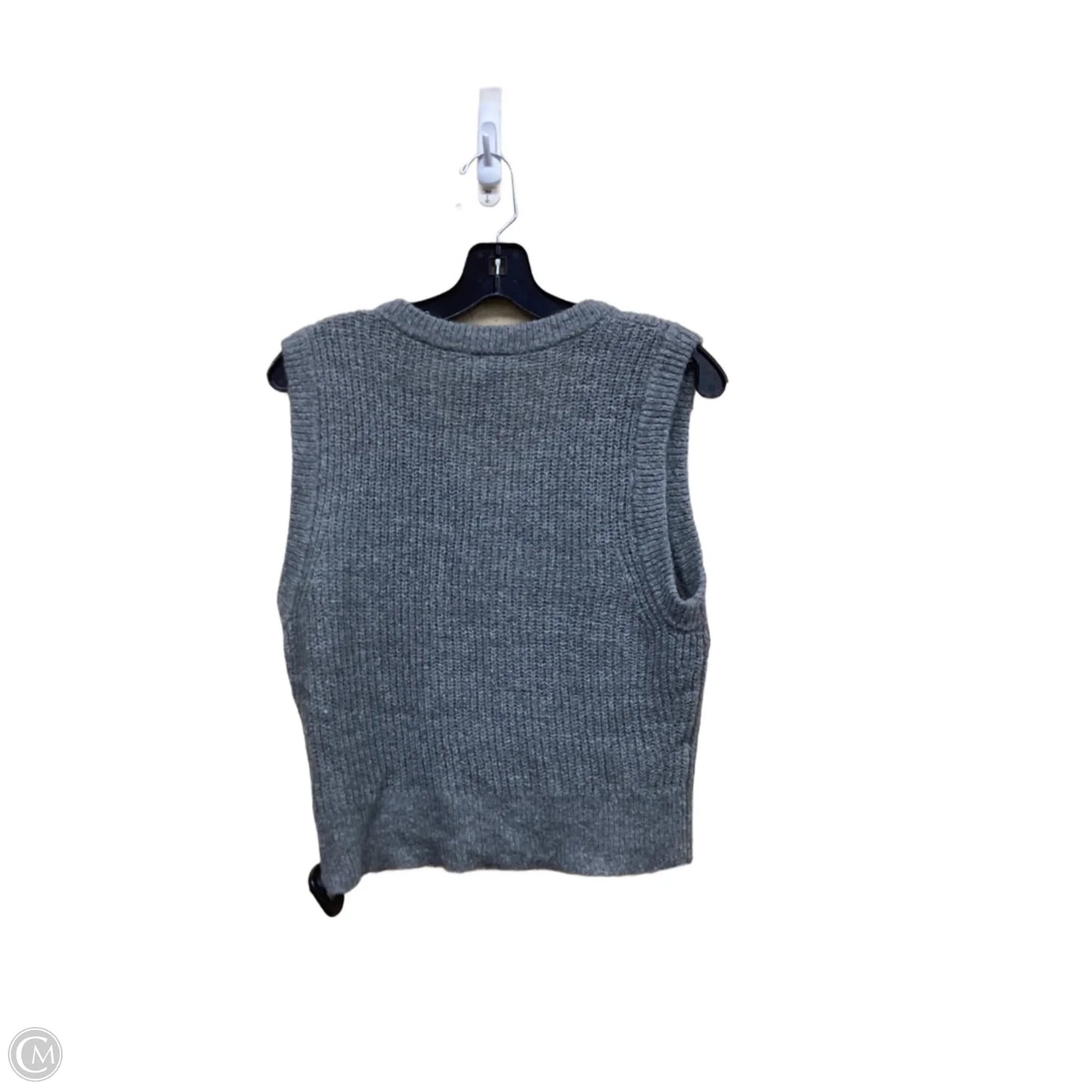 Vest Sweater By Madewell In Grey, Size: M