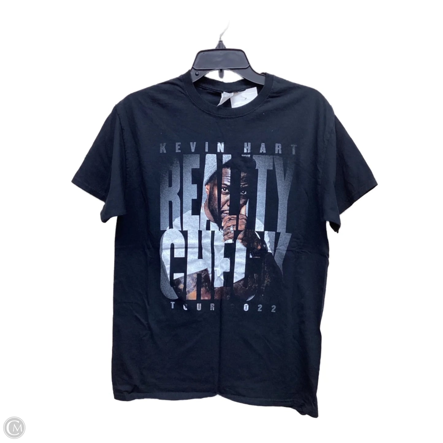 Top Short Sleeve By Clothes Mentor In Black, Size: M