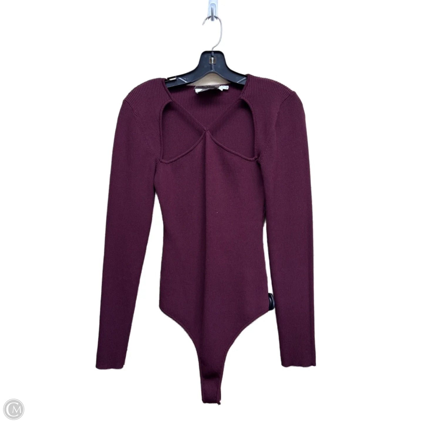 Bodysuit By Astr In Maroon, Size: L