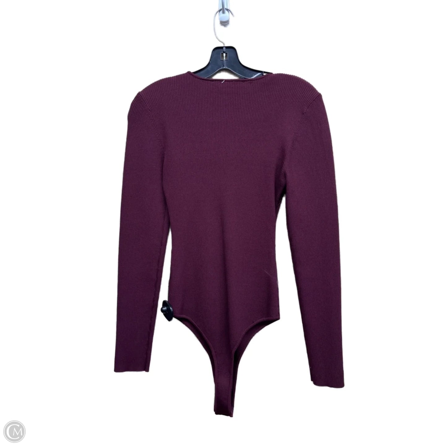 Bodysuit By Astr In Maroon, Size: L