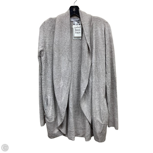 Sweater Cardigan By Barefoot Dreams In Taupe, Size: M