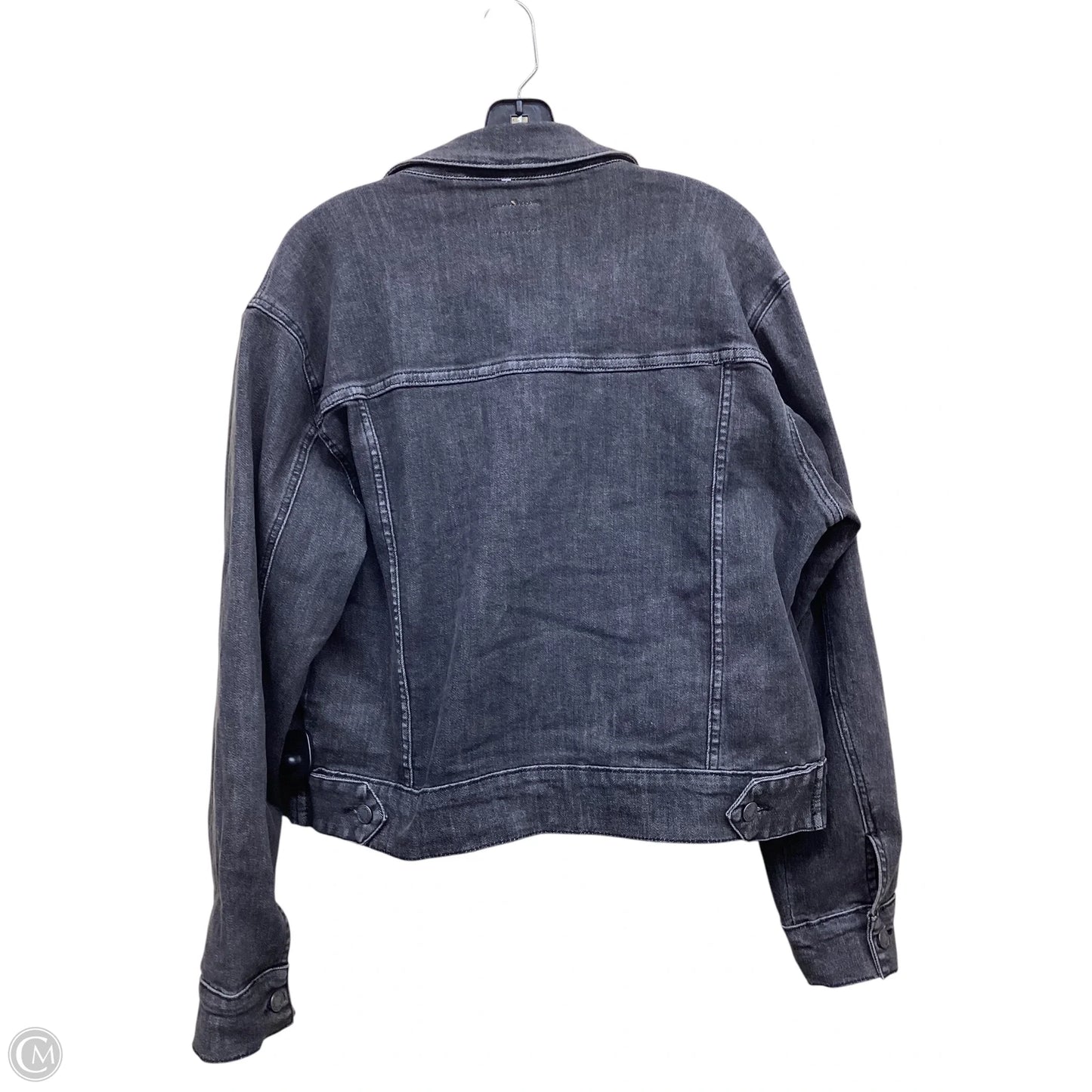 Jacket Denim By Judy Blue In Grey Denim, Size: Xl