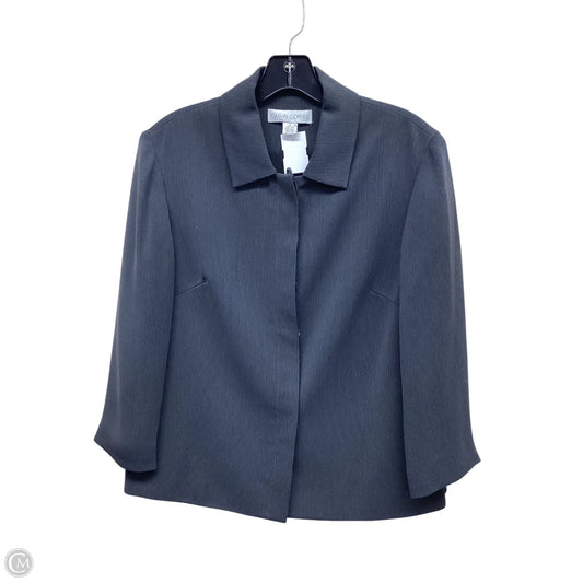 Top Long Sleeve By Casual Corner In Grey, Size: 8