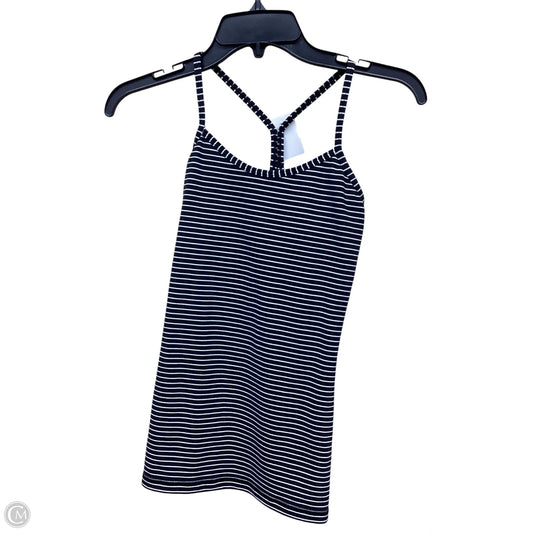 Athletic Tank Top By Lululemon In Striped Pattern, Size: 2