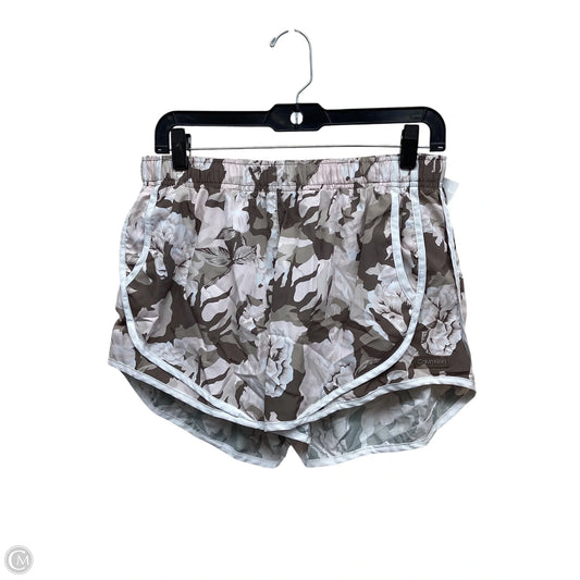 Athletic Shorts By Calvin Klein In Floral Print, Size: M