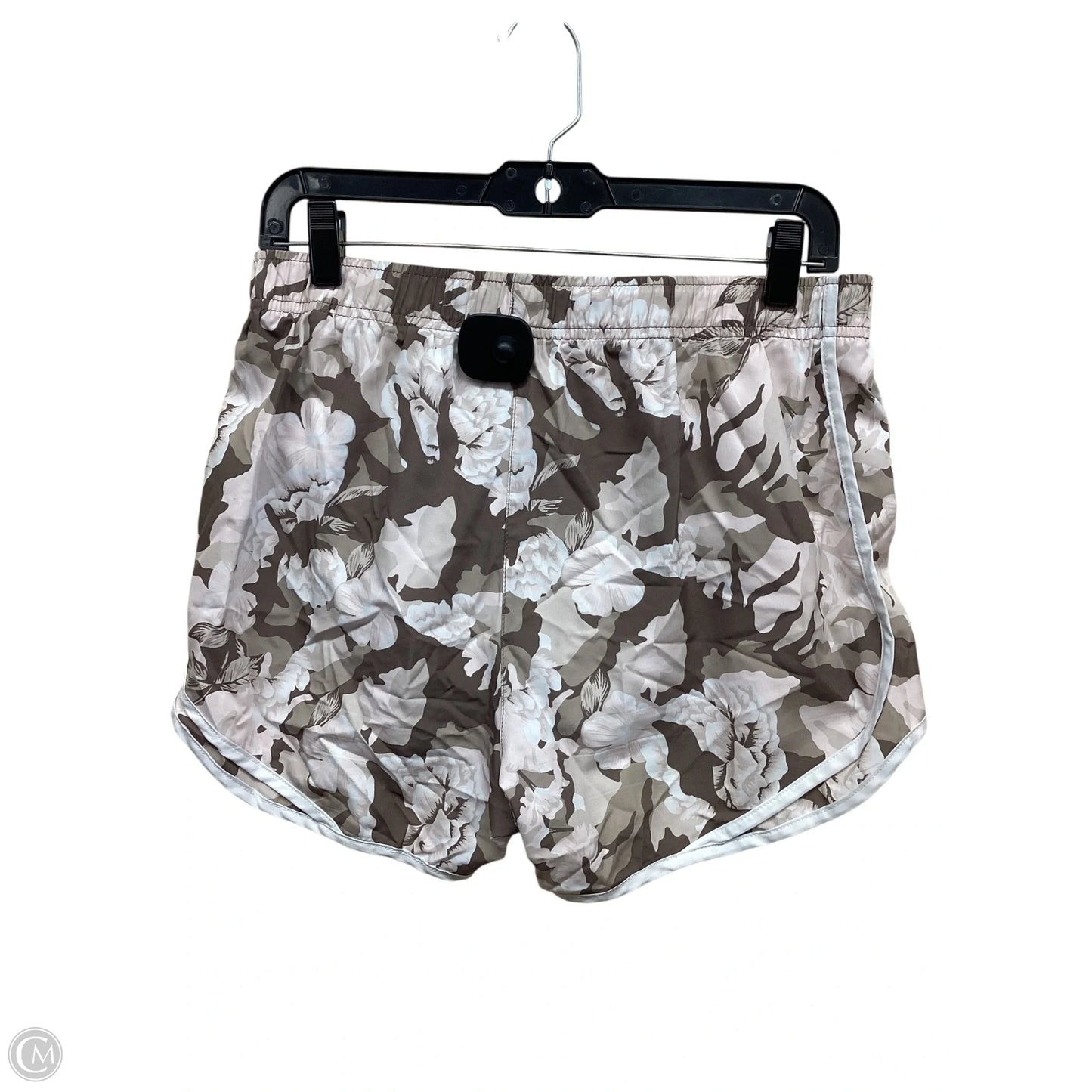 Athletic Shorts By Calvin Klein In Floral Print, Size: M