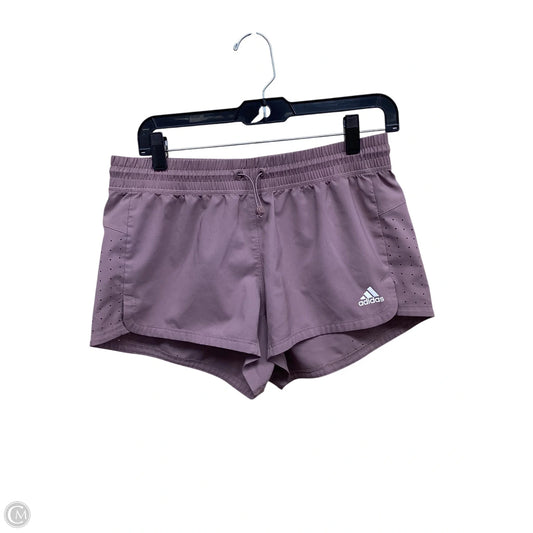 Athletic Shorts By Adidas In Purple, Size: S