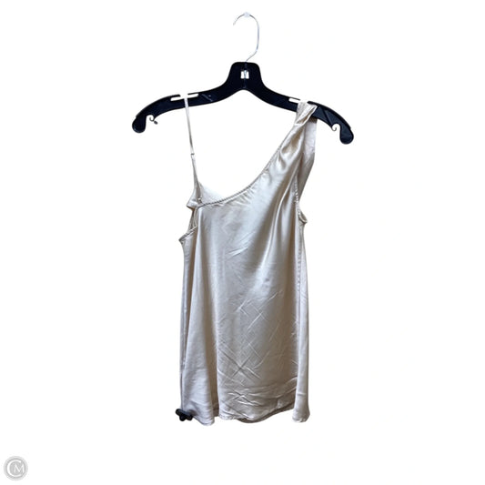 Top Sleeveless By Clothes Mentor In Tan, Size: S