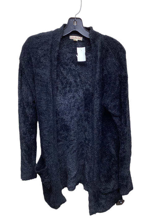 Sweater Cardigan By Clothes Mentor In Black, Size: M