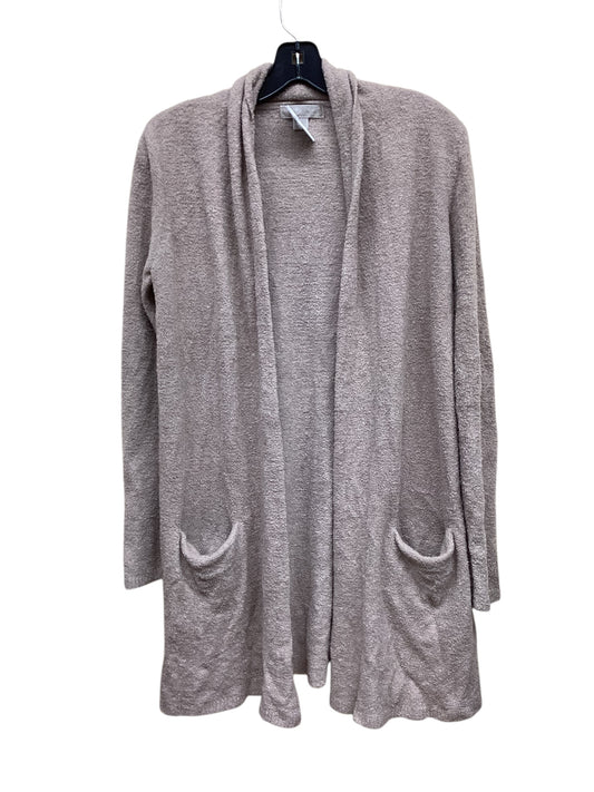 Sweater Cardigan By Barefoot Dreams In Tan, Size: M