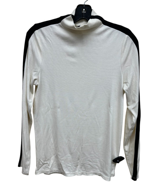 Top Long Sleeve By Lou And Grey In White, Size: L