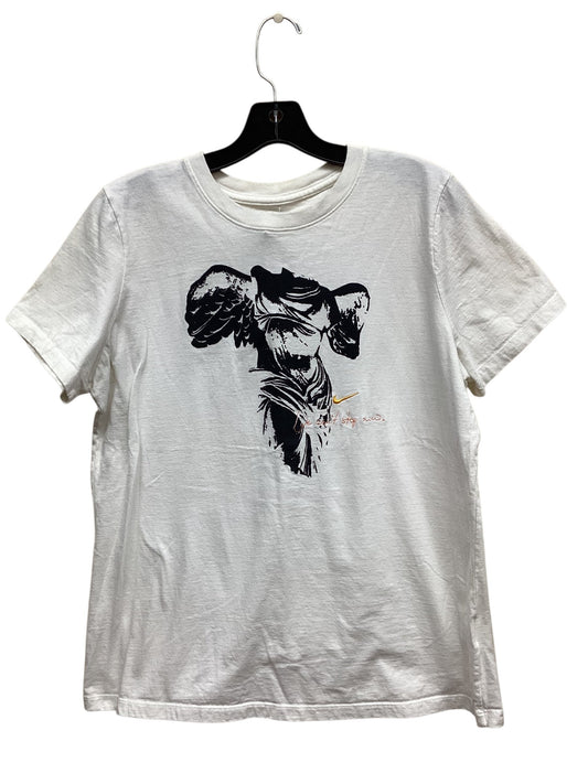 Athletic Top Short Sleeve By Nike  Size: L