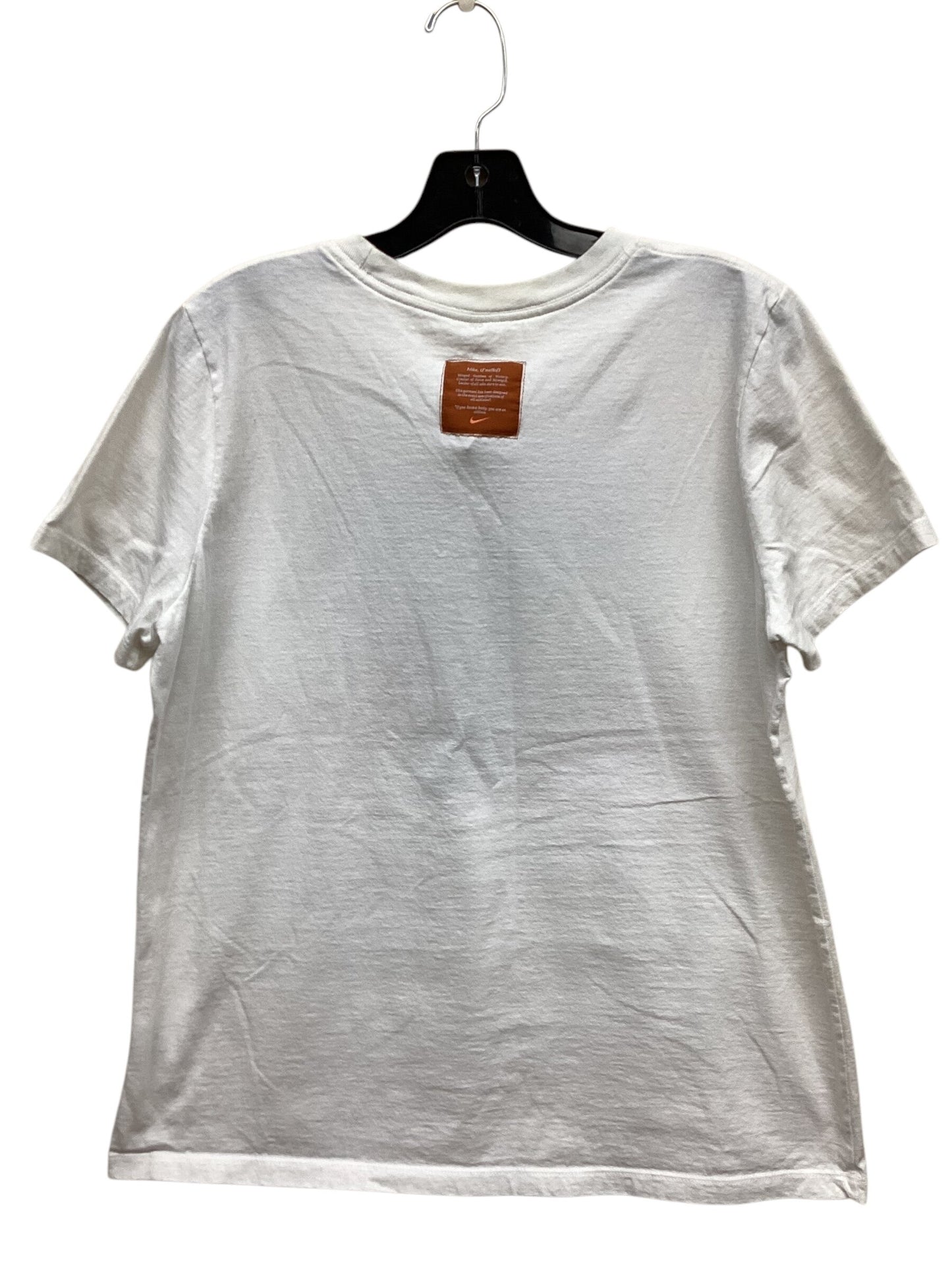Athletic Top Short Sleeve By Nike  Size: L