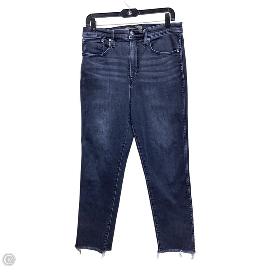 Jeans Straight By J. Crew In Black Denim, Size: 8