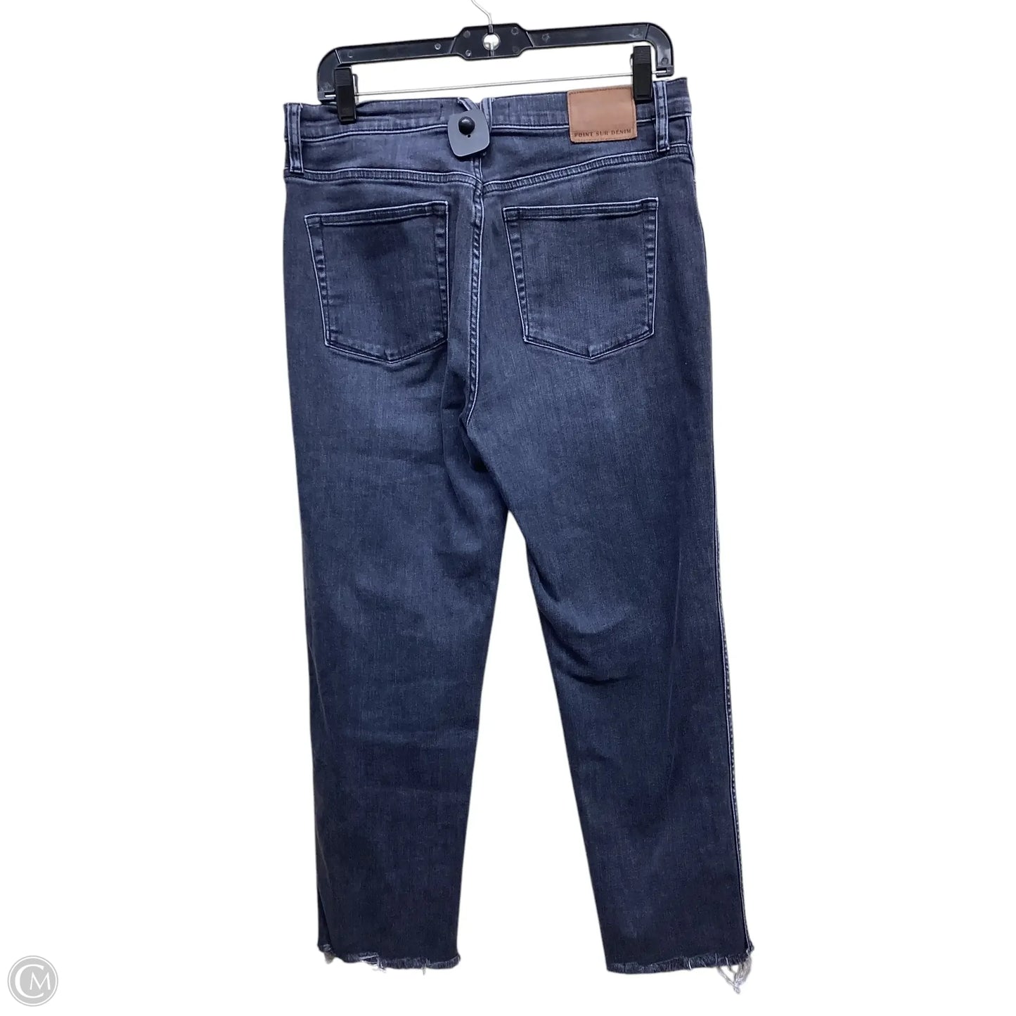 Jeans Straight By J. Crew In Black Denim, Size: 8