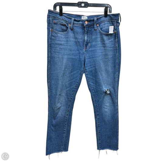 Jeans Straight By J. Crew In Blue Denim, Size: 8