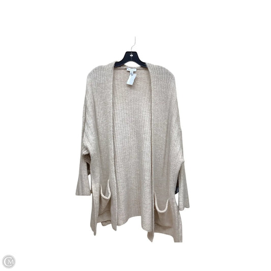 Sweater Cardigan By Topshop In Tan, Size: Xs