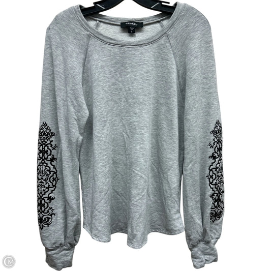 Sweater By Karen Kane In Grey, Size: L