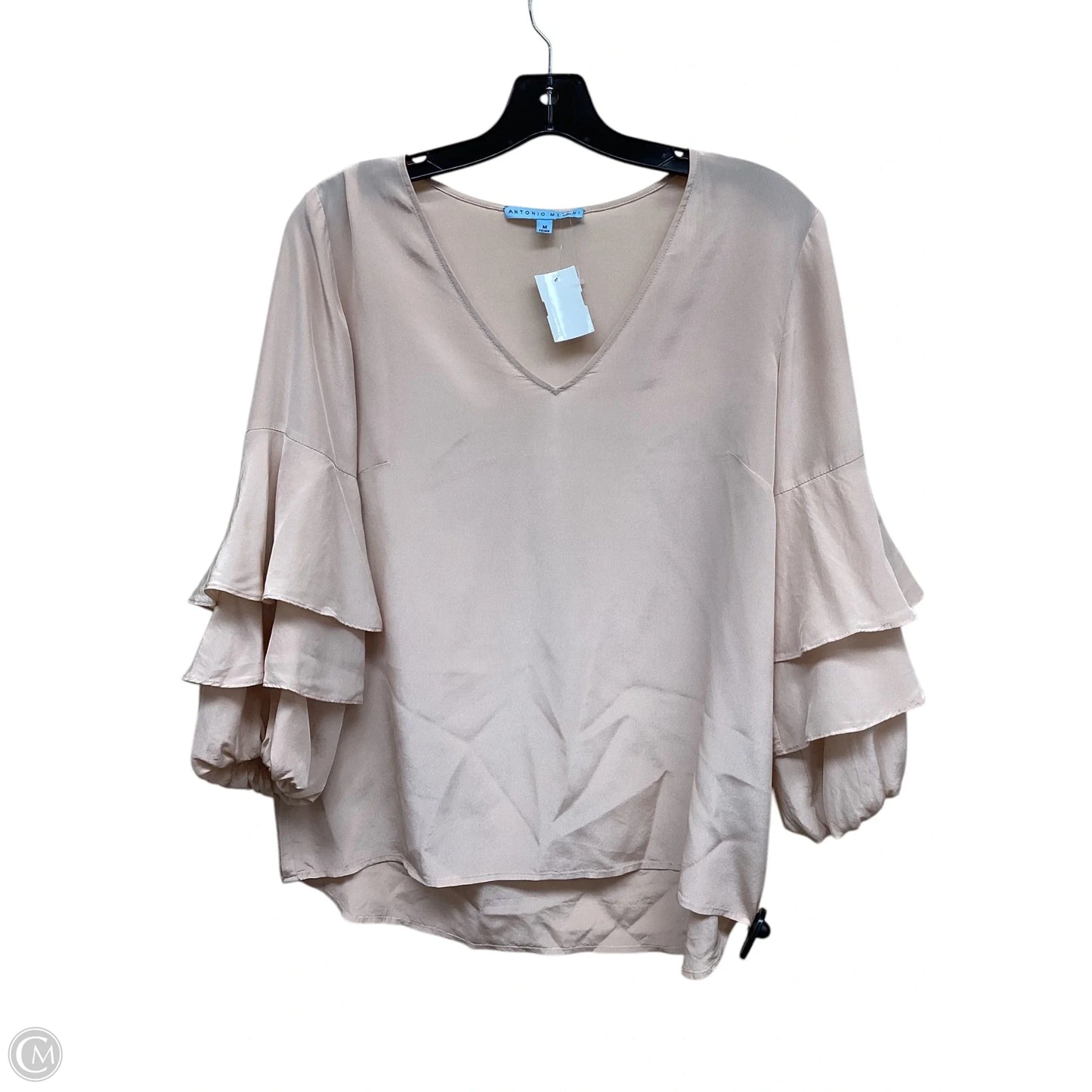 Top Long Sleeve By Antonio Melani In Pink, Size: M