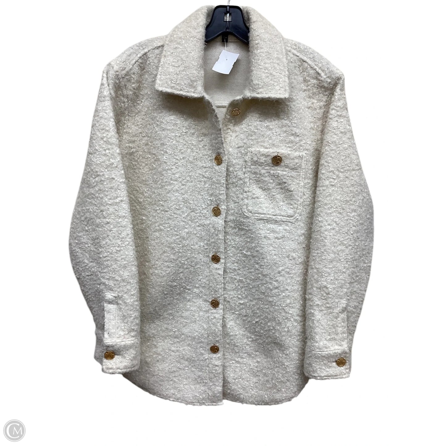 Jacket Other By Express In White, Size: S