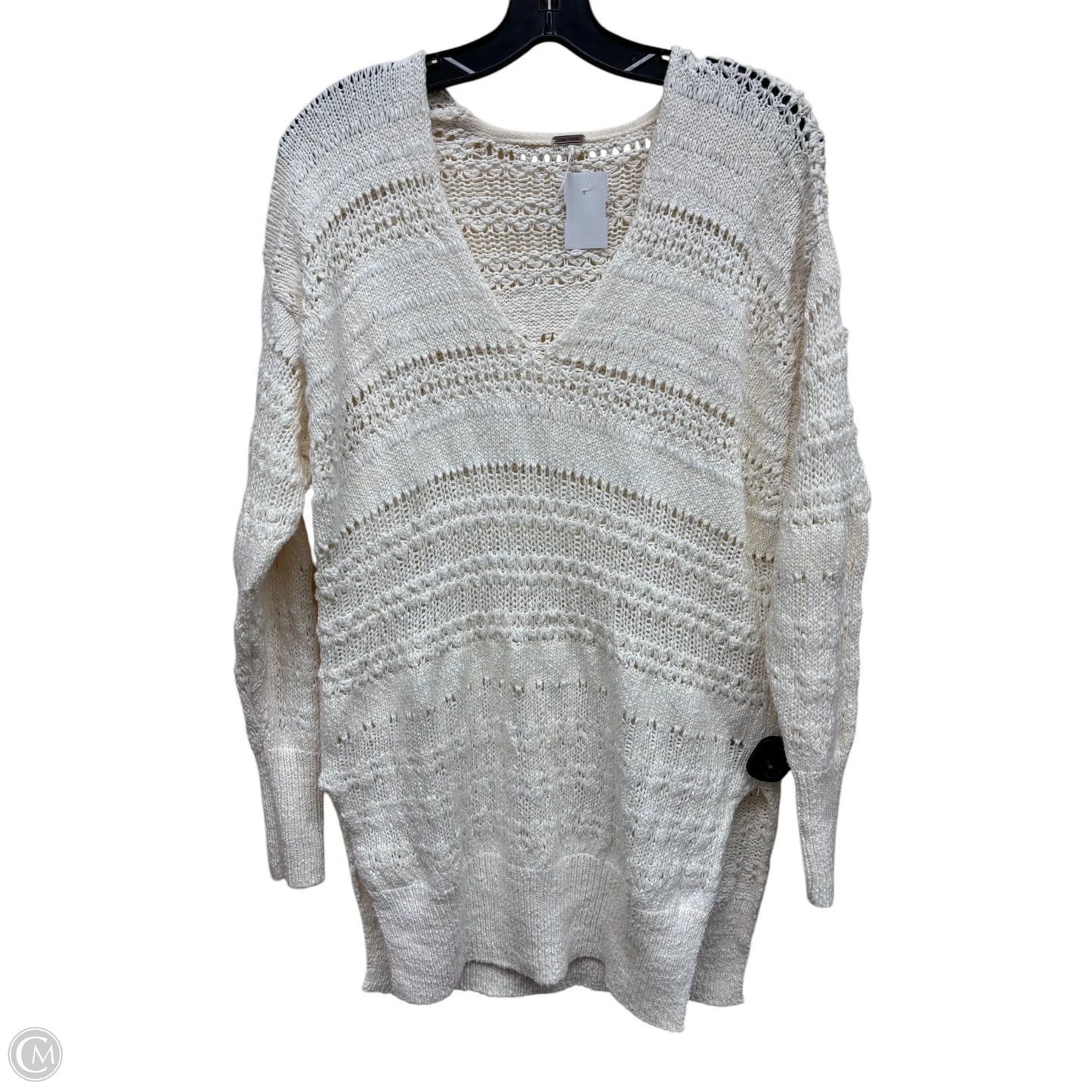 Sweater By Free People In White, Size: Xs