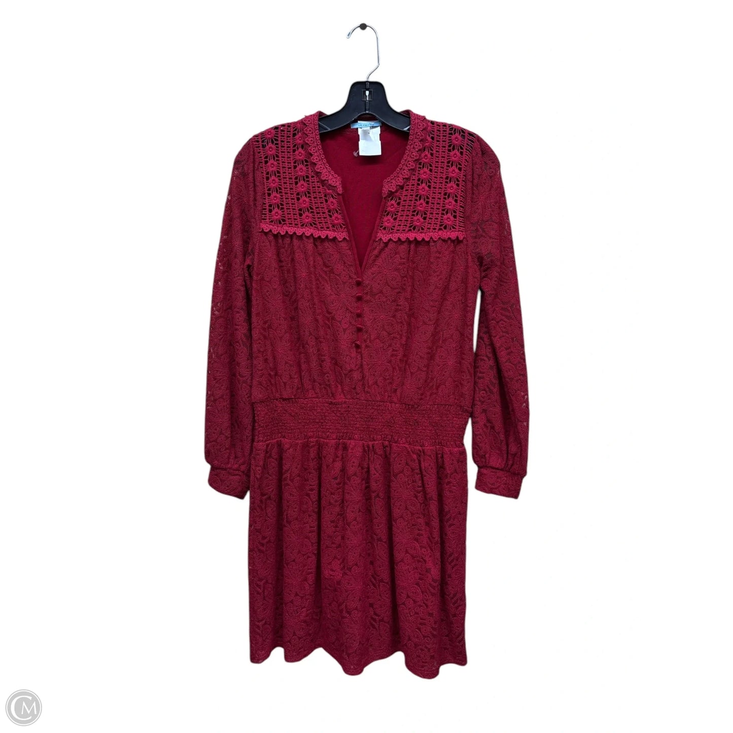 Dress Casual Midi By Clothes Mentor In Red, Size: S