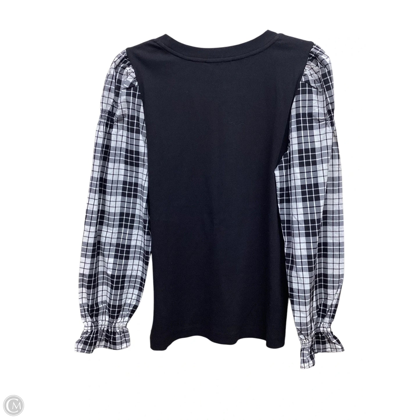 Top Long Sleeve By Loft In Black, Size: M