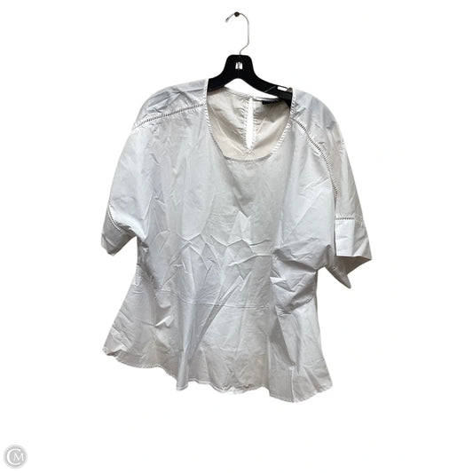 Top Long Sleeve By Lane Bryant In White, Size: 2x