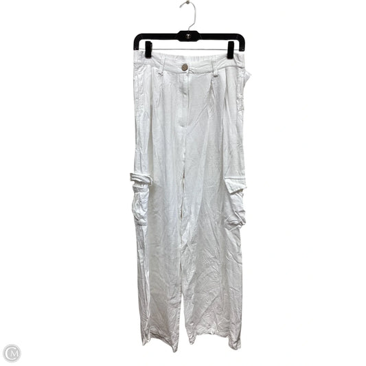 Pants Linen By Aqua In White, Size: M