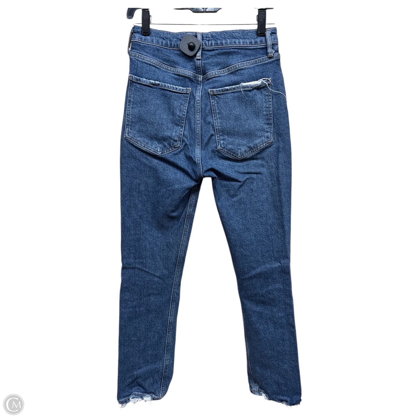 Jeans Straight By Agolde In Blue Denim, Size: 2