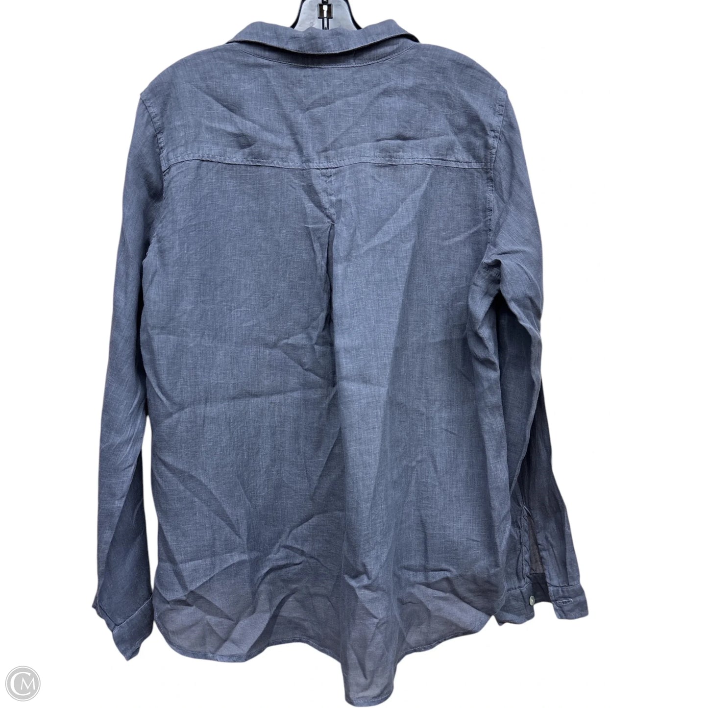 Top Long Sleeve By Cloth & Stone In Grey, Size: L