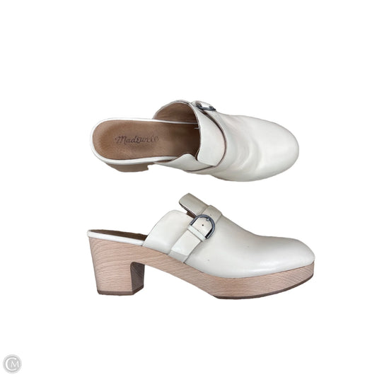 Shoes Heels Block By Madewell In White, Size: 9.5