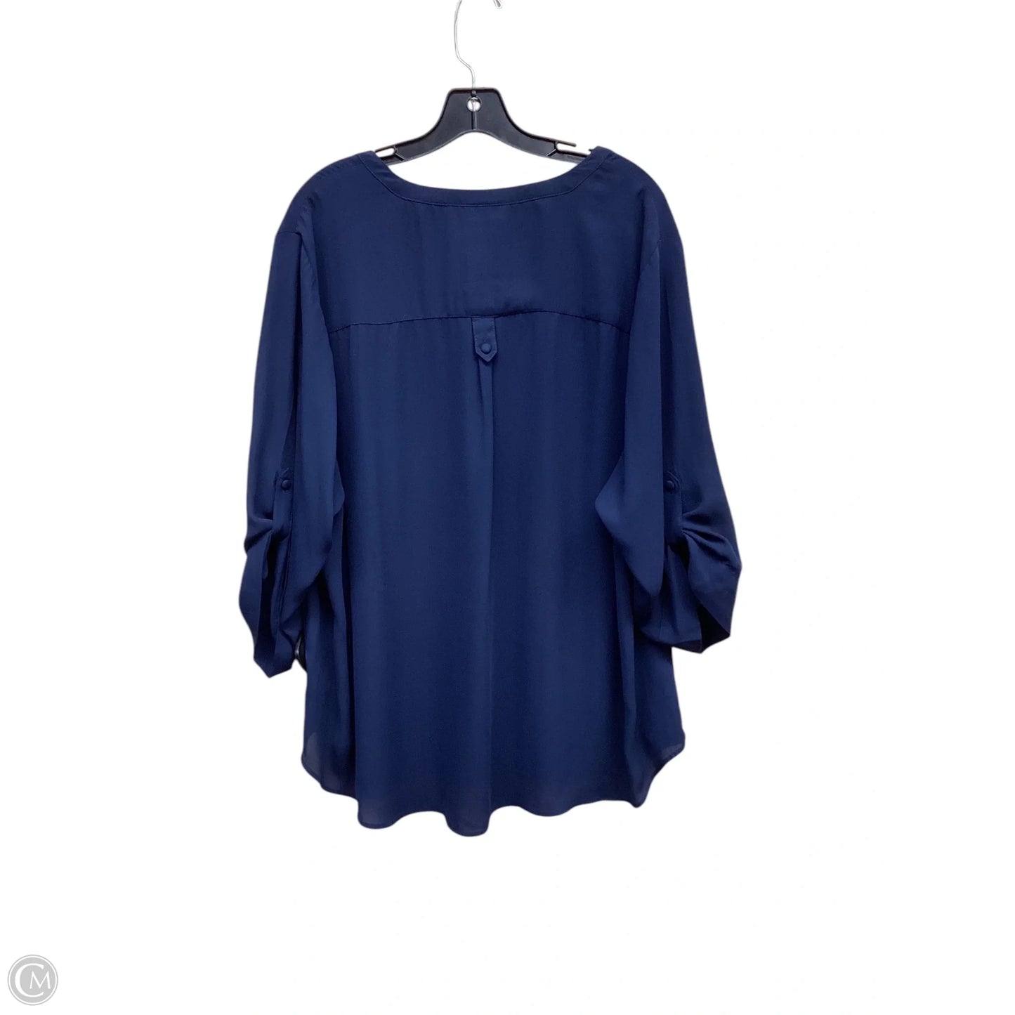 Top Long Sleeve By Torrid In Blue, Size: 3x