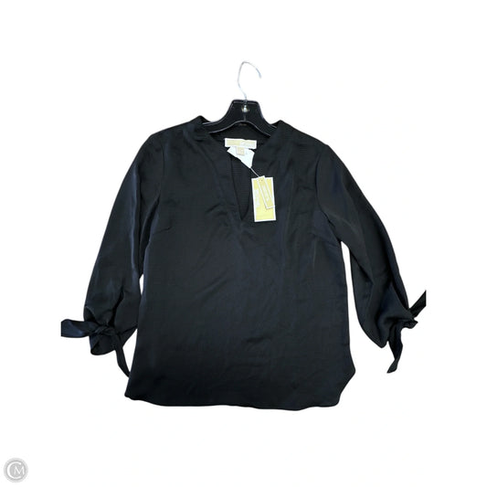 Top Long Sleeve By Michael By Michael Kors In Black, Size: Xs