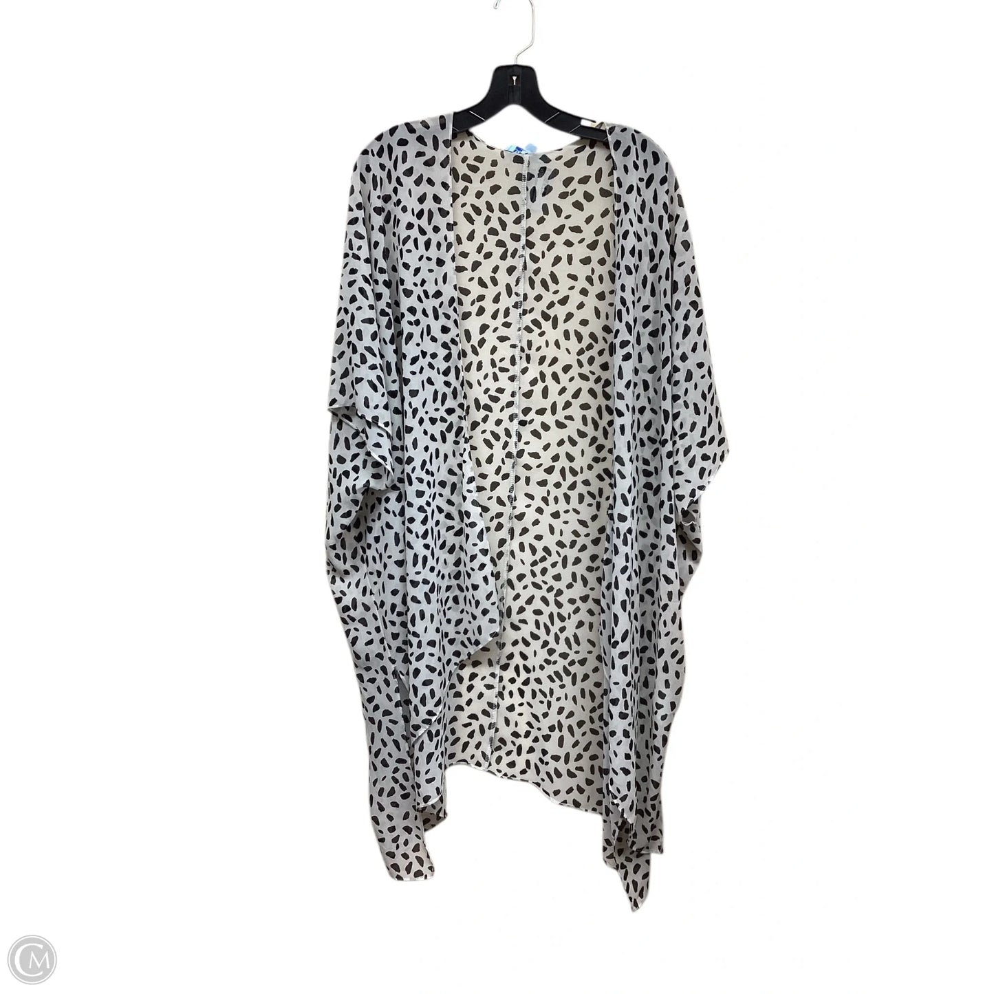 Kimono By She + Sky In Polkadot Pattern, Size: Osfm