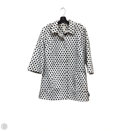 Jacket Other By Chicos In Polkadot Pattern, Size: L