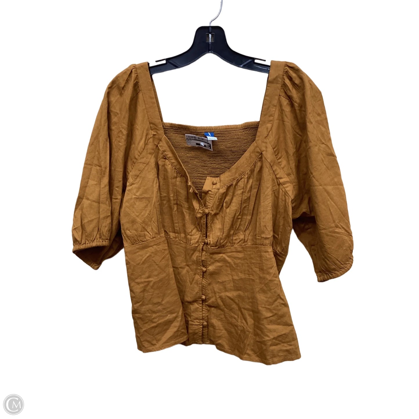 Top Long Sleeve By Old Navy In Brown, Size: L