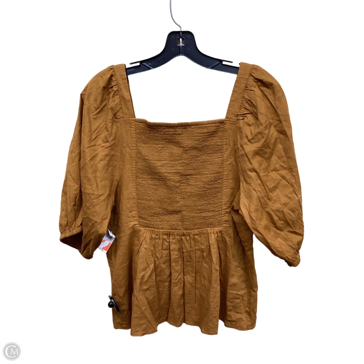 Top Long Sleeve By Old Navy In Brown, Size: L