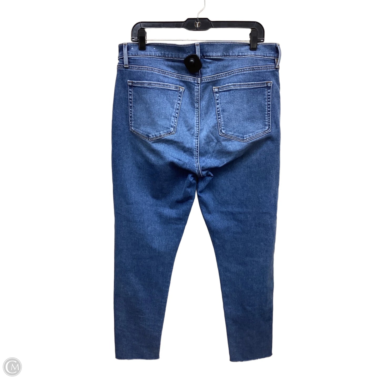 Jeans Straight By Loft In Blue Denim, Size: 12