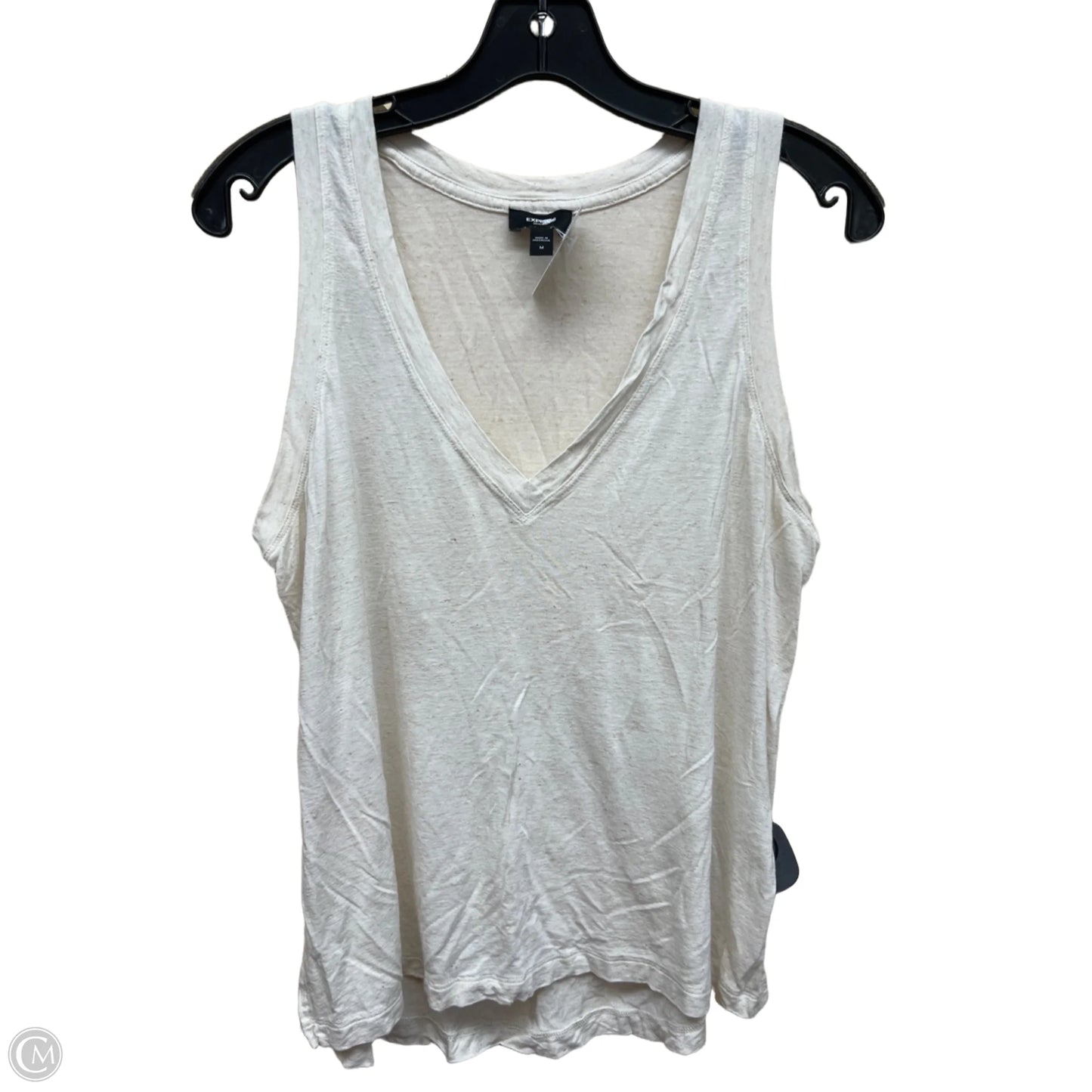 Top Sleeveless By Express In Tan, Size: M