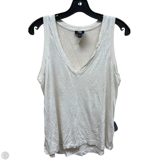 Top Sleeveless By Express In Tan, Size: M