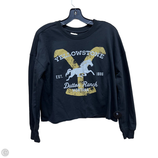 Top Long Sleeve By Clothes Mentor In Black, Size: M