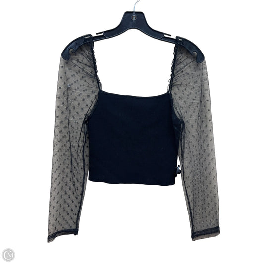 Top Long Sleeve By Clothes Mentor In Black, Size: S