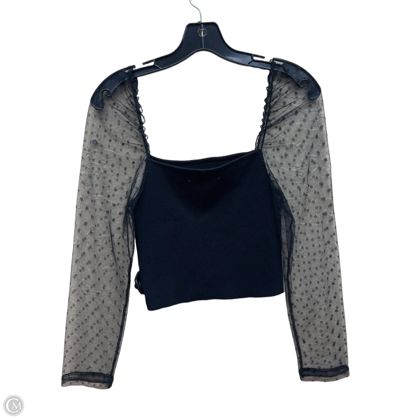 Top Long Sleeve By Clothes Mentor In Black, Size: S