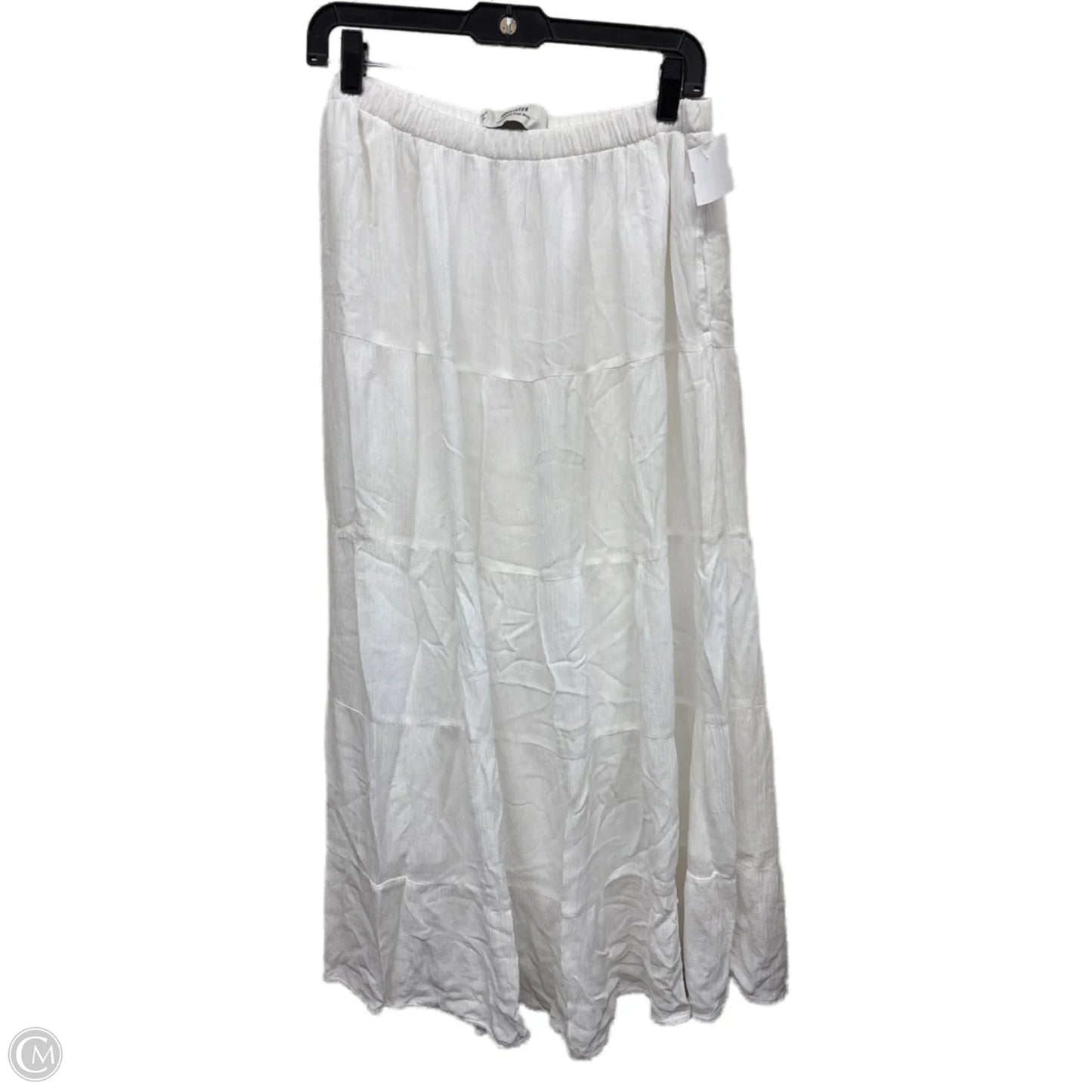Skirt Maxi By Hollister In White, Size: L