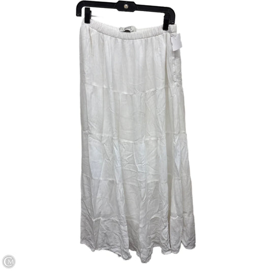 Skirt Maxi By Hollister In White, Size: L