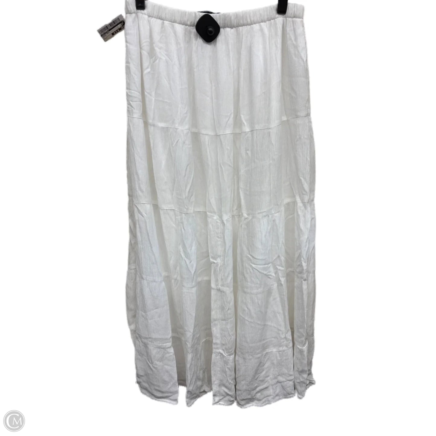 Skirt Maxi By Hollister In White, Size: L
