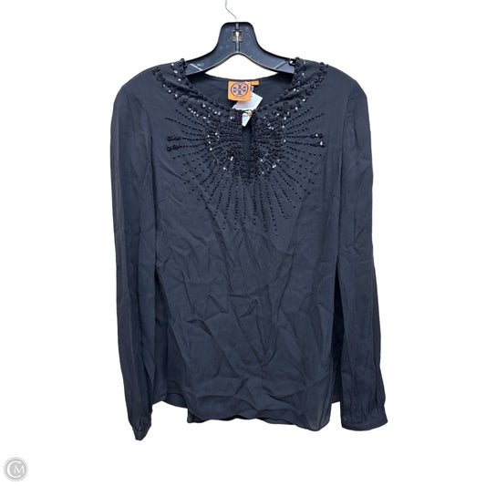 Top Long Sleeve Designer By Tory Burch In Black, Size: 6